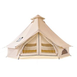 Tenda Oxford Bell 16.4 Piedi, Tenda Yurt 4 Stagioni per Campeggio con Foro per Stufa, Impermeabile e Traspirante, Capacità 7 Persone - Product Image 1
