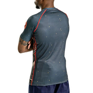 เสื้อรัดกล้ามเนื้อแขนยาวสำหรับผู้ชาย ปี 2026 ผลิตจากผ้าสแปนเด็กซ์/โพลีเอสเตอร์ 280 กรัม พิมพ์ลายด้วยเทคนิคการถ่ายเทความร้อน เหมาะสำหรับออกกำลังกาย เล่นกีฬา และเข้ายิม ยี่ห้อ Bright Way - Product Image 3