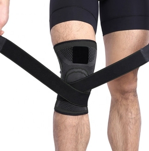 <b>compression</b> workout gym accessories Blue <b>Knee</b> Wraps Strap Weightlifting <b>Knee</b> Wrap High Quality Sports Adjustable <b>Knee</b> Brace Belt - Product Image 5