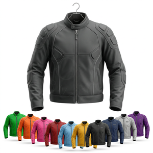 เสื้อแจ็คเก็ตมอเตอร์ไซค์กันลมกันน้ำพิมพ์ลายโลโก้ตามสั่ง พร้อมซิปเต็มตัว ป้องกันทั้งตัว - Product Image 1