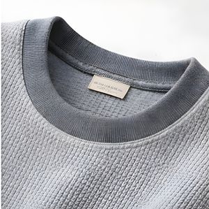 Camiseta Oversize de Algodón de Alta Calidad con Tejido Waffle Texturizado de 240 GSM, Inspirada en Diseñadores, Ajuste Relajado y Entallado, Moda Urbana, Exportación - Product Image 2