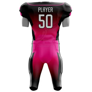 Uniforme de football américain fabriqué en tissu polyester haute performance avec technologie avancée de contrôle de l'humidité - Product Image 3