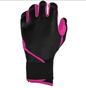 RTS Hot Selling 2026 Cabretta Leather <b>Red</b> and Black Baseball Batting Gloves for Men Youth Breathable Design Lightweight - Product Image 1