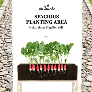 Jardinera Elevada con Cobertizo y Almacenamiento, de una Sola Pieza - Product Image 5