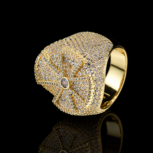 Customized Full <b>Iced</b> Pave Setting Moissanite Diamond Cross Shaped White Gold New Fashionable Man's and Women's Premium Jewelry - Product Image 1