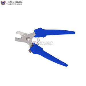 Coupe-ongles pour chat en acier inoxydable avec poignée bleue, outil de toilettage manuel pour animaux de compagnie, pour une coupe sûre des griffes du chat, conforme à la norme de sécurité MOL - Product Image 5