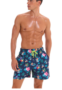 KCOA OEM Custom Mens Beachwear and Swimwear Beach Board Shorts Swimming TrunksMen's Double <b>Layer</b> Black Running Shorts - Product Image 2