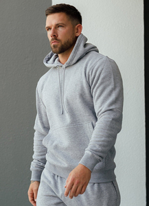 Sudaderas con Capucha Unisex de Alta Calidad para Hombre, de Poliéster/Algodón, 500 GSM, Gruesas, Lisas, con Logotipo Personalizado - Product Image 3