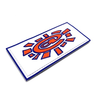 Custom Soft PVC Badge Heat Transfer Labels Rubber Logo Patches for Clothing Bag Hat <b>Shoes</b> Garment Decoration <b>Hook</b>-and-Loop - Product Image 6
