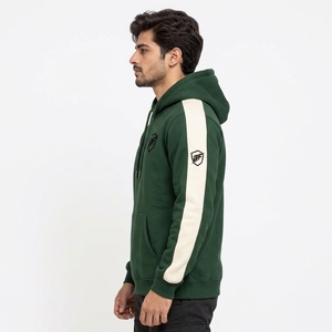 Men Pullover <b>Hoodie</b> <b>Lightweight</b> Fleece Fabric Warm Texture Breathable Construction Relaxed Fit Casual Everyday Streetwear OEM - Product Image 3