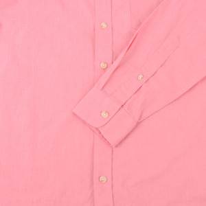 Camisa Oxford Rosa de la Marca Vornex para Hombre, Manga Larga, con Botones, Estilo Casual de Negocios para Oficina, Poliéster y Algodón, OEM, Venta al Por Mayor - Product Image 5