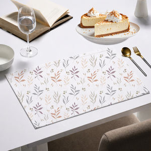 Juego de Manteles Individuales de Algodón Resistentes al Calor, Lavables, para Cocina, Comedor y Restaurante - Product Image 1