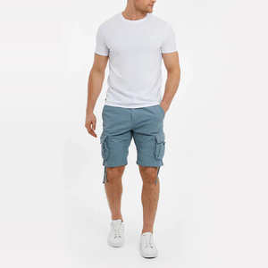 Pantalones Cortos Cargo Ligeros de Verano para Hombre al por Mayor, Diseño Personalizado, Rectos, de Algodón y Poliéster, de Cintura Media, Tejidos con Bolsillos - Product Image 3