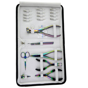 Kit d'outils robustes pour extensions capillaires en acier inoxydable, outils d'installation de micro-anneaux, accessoires d'application pour extensions de cheveux - Product Image 3