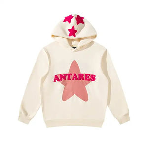 Ropa Urbana de Alta Calidad, Personalizada, 100% Algodón, Parche de Chenilla Bordado, Teñido Liso, Forro Polar Transpirable, Resistente al Viento, de Secado Rápido para Invierno - Product Image 1