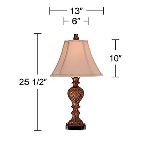 <b>Pine</b> Wood Rectangle Wooden <b>Table</b> Lamps Lamp Bases Traditional Design Eco-friendly OEM Custom Wholesale | Aqudus Saleem India - Product Image 4