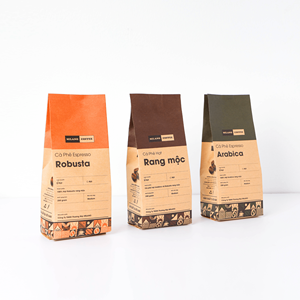 1kg Arabica Robusta Roasted Whole Bean <b>Coffee</b> Pure Blend Smooth Aroma Strong Body OEM Private Label for B2B - Product Image 5