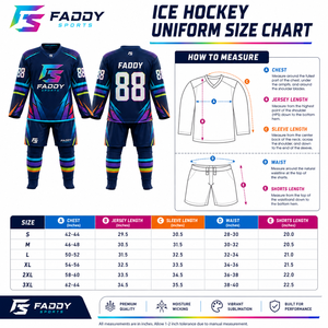 Ensemble d'uniformes de hockey sur glace personnalisés par sublimation, maillot de hockey sur glace professionnel respirant avec short et chaussettes pour hommes et enfants - Product Image 6