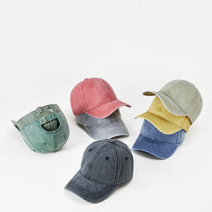 Customizable Unstructured Curved Brim Hat 6 Panel Adjustable Size Comfort Fit Hip Hop Style Caps Oem Manufacturers Adult Caps - Product Image 4