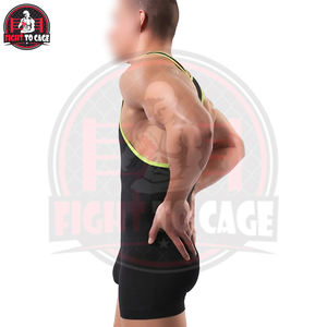 Trajes de Lucha Libre con Logotipo Personalizado, Precio de Fábrica, Ropa de Artes Marciales de Spandex y Poliéster Estampada con Cuello Redondo, Unisex - Product Image 5