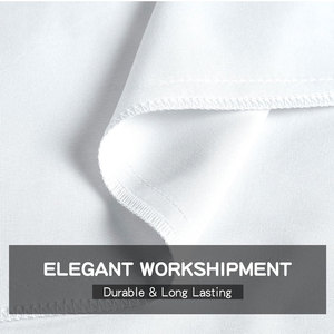 Plain White <b>Comforter</b> <b>Set</b> Soft Breathable Eco-Friendly Durable Cotton with Matching Pillow Covers for Home Hotel Guest Room - Product Image 6