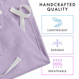 ผ้ากันเปื้อนแขนกุดผ้าฝ้ายคุณภาพสูง ป้องกันรังสียูวี กันน้ำ ทอแบบตาข่าย กระเป๋าปรับแต่งได้ (1-4) ทันสมัย - Product Image 5