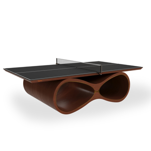 Mesa de Tenis de Mesa Infinity, Mesa de Ping Pong Moderna de Lujo, Base de Madera de Diseño, Mesa de Juego Interior Premium para el Hogar o Club - Product Image 1