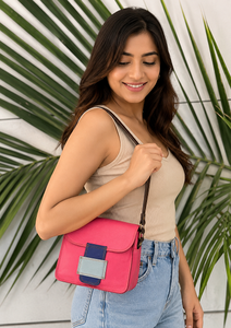 New Wholesale Custom Handbag Recycled Leather Crossbody Shoulder Bag Western Colorful Leather High quality Handbags for Women's - Product Image 1