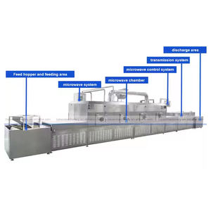 Baixin Machine de séchage industrielle de vers de farine à micro-ondes Sauterelle Criquet Insectes comestibles Machine de séchage et de déshydratation - Product Image 4