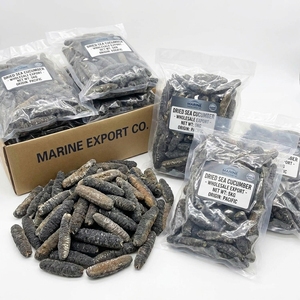 Grand concombre de mer noir / Poisson géant de 8-10 cm pour la cuisine chinoise et asiatique, qualité supérieure, approvisionnement en vrac 10MT - Product Image 1