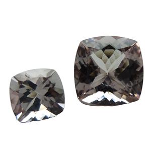 100% Morganite naturelle à facettes coussin coupe pierres précieuses véritables en vrac pour la fabrication de bijoux à bricoler soi-même utilisation en gros prix de gros OEM - Product Image 1