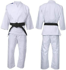 Kimono de Jiu-Jitsu en Coton Premium 100% (550 GSM, Tissage Perlé) avec Écussons Brodés Personnalisés – Vente en Gros OEM - Product Image 1