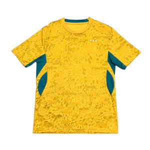 Maillots de football nationaux personnalisés, version fan, antibactériens, séchage rapide, anti-UV, 100% polyester, haute qualité, toutes saisons, manches courtes - Product Image 1