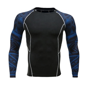 Hombres MMA Logotipo Personalizado Rash Guard Calidad Premium Anti-UV Transpirable No Gi Set Calidad Premium Personalizable BJJ - Product Image 1