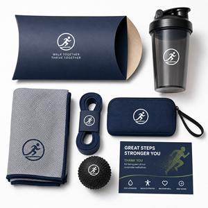 Kit di Recupero per Maratone Aziendali con Logo Personalizzato, Asciugamano Rinfrescante, Borraccia Shaker, Fornitore di <span class=keywords><strong>Regali</strong></span> Fitness - Product Image 1
