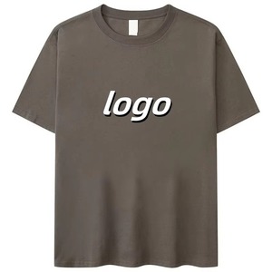 T-shirt de créateur en gros pour hommes, streetwear personnalisé, 100% coton jersey, tricoté uni, impression numérique, coupe régulière, respirant, décontracté - Product Image 3
