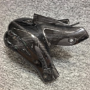 Couvre-collecteurs d'échappement en fibre de carbone véritable 3K brillant pour Ducati <span class=keywords><strong>Panigale</strong></span> <span class=keywords><strong>V4</strong></span> Streetfighter <span class=keywords><strong>V4</strong></span> 2018-2022 - Product Image 3