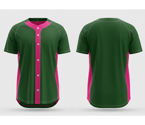 Maillot de baseball haute performance entièrement sublimé personnalisé |   Kit de baseball d'équipe avec logo et numéros personnalisés |   Polyester respirant - Product Image 1