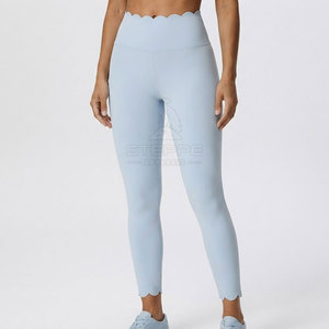 Women Solid Two Piece Yoga Workout Set Soft Flexible Fabric Quick Dry Eco-Friendly <b>Top</b> & <b>Leggings</b> for Fitness Active Wear - Product Image 4