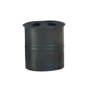 Ensemble d'accessoires de salle de bain en métal noir fini, idéal pour les bureaux et les salles de bain commerciales, vente en gros depuis l'Inde - Product Image 3