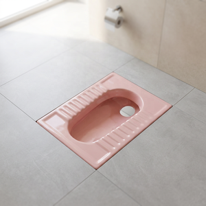 Vistaar Pink Magenta <b>Ceramic</b> Squatting <b>Pan</b> Orissa CT MD <b>Pan</b> Luxury Bathroom Indian Toilet Export Quality India - Product Image 4
