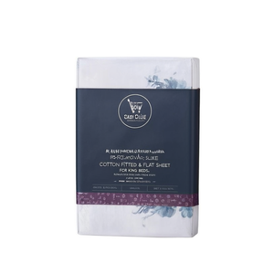 Majestic American Style Rajwada Luxe 3-Piece Cotton Fitted & Flat Sheet <b>Set</b> for King Beds - Product Image 1