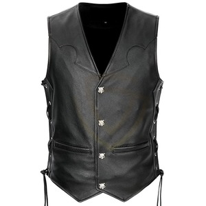 Nouvelle Collection 2026 : Gilet en Cuir Respirant Personnalisable de Qualité Supérieure pour Homme – Design Tendance Hiver - Product Image 1