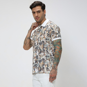 Polo de golf pour homme à manches courtes, personnalisé, de haute qualité, séchage rapide, couleur unie, en polyester avec impression rapide - Product Image 4