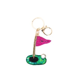 Seed Beads Embroidery <b>Elephant</b> Keychain Decorative <b>Gift</b> Accessory Seed Beads Handcrafted Bird Embroidery Keychain Fashion Key - Product Image 3