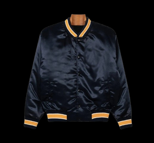 Genuine Quality Satin Varsity <b>Jacket</b> Casual XL Bomber <b>Jacket</b> Embroidery College Plain Dyed Coated <b>for</b> Spring Season Lightweight - Product Image 2