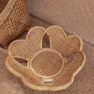 Eco Friendly Rattan <b>Tray</b> Handmade Woven <b>Round</b> <b>Serving</b> <b>Tray</b> Natural Boho Table Decor Home Restaurant Wholesale B2B Factory Direct - Product Image 3