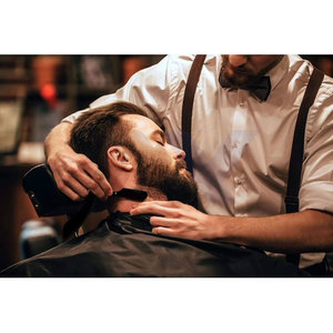 Premium Jet Black Blade Razor Professional Barbers Mens <b>Shaving</b> <b>Tool</b> for Salon and Home Use Ultra Sharp Straight Edge - Product Image 2