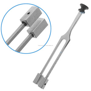 Diapasón manual de acero inoxidable WORLD PRECISION SURGICAL WPS-TF-128 para cirugía general y otorrinolaringología, instrumento de clase I con certificación CE - Product Image 1