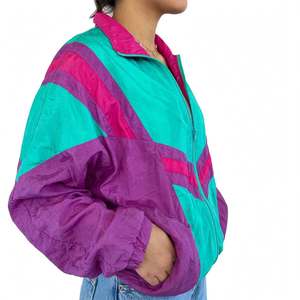 Chaqueta Anorak Ligera Impermeable para Mujer, con Bolsillos Delanteros, para Otoño e Invierno, Estilo Bomber, Color Liso - Product Image 2